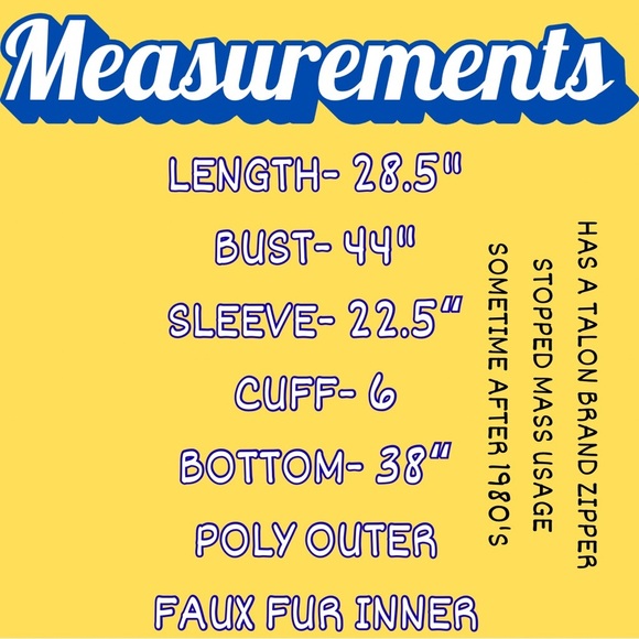 Vintage 70s Faux Fur Bomber Winter Jacket - Picture 8 of 8